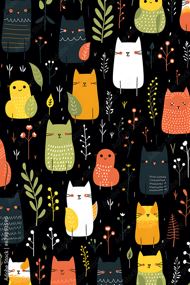 Dibujos infantiles de gatos Dibujos infantiles de gatos