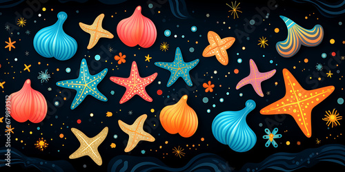 Dibujos infantiles de estrellas de mar