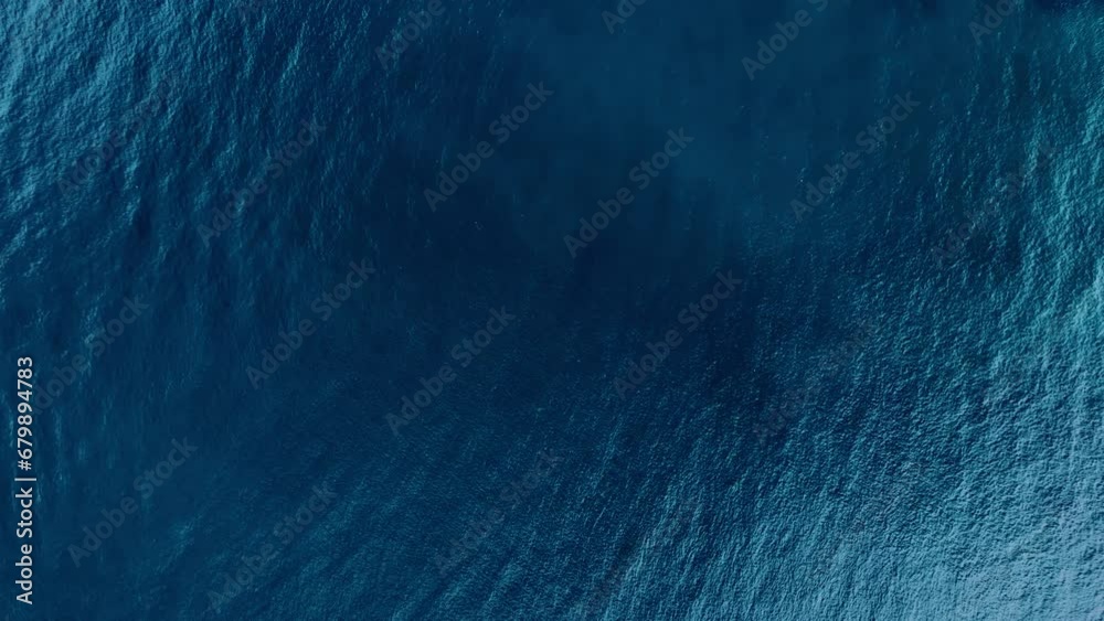 Aerial view Top down dark waves sea surface view nature ocean waves background