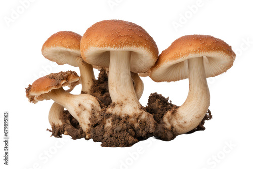 a high quality stock photograph of big fat fungus isolated on white background