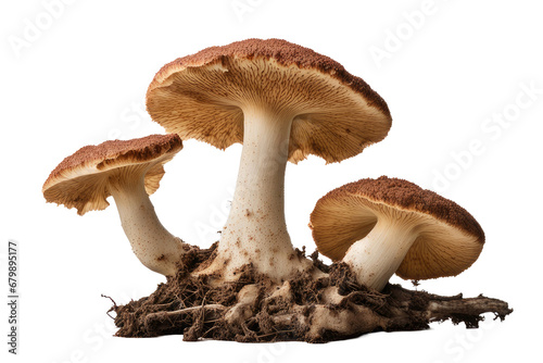 a high quality stock photograph of big fat fungus isolated on white background