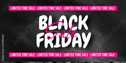 Black Friday limited time Sale banner