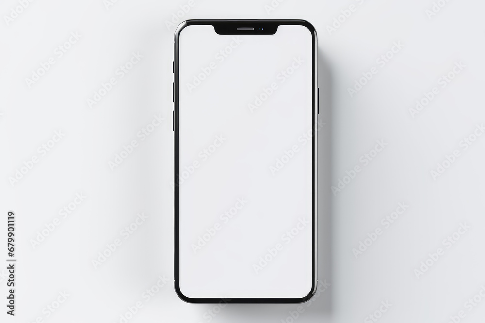 Sleek and Minimal Phone with Empty Display Sleek and Minimal Phone with Empty Display