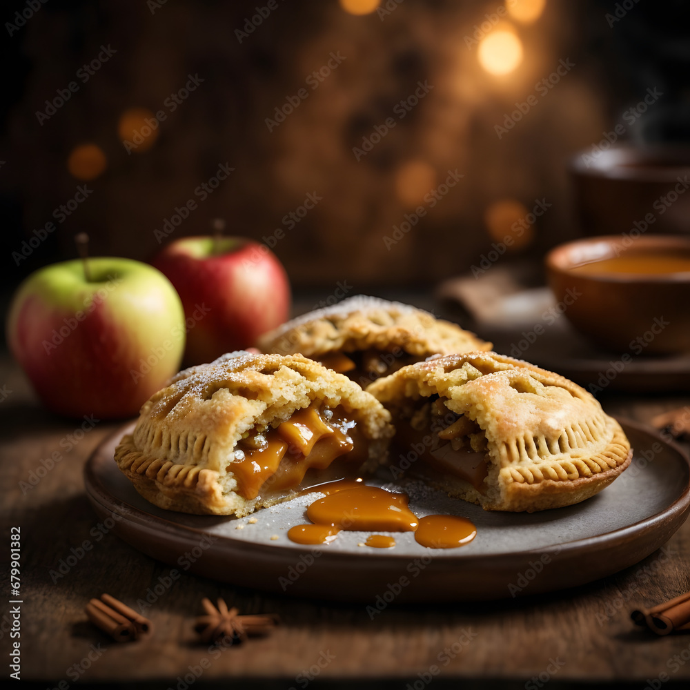 Chai Spiced Apple Hand Pies with Miso Caramel - A Flavorful Fusion Delight Chai Spiced Apple Hand Pies with Miso Caramel - A Flavorful Fusion Delight