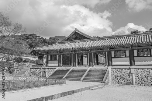 Gyeongju  South Korea - November 20 2023  Bulguksa Temple Museum in South Korea 