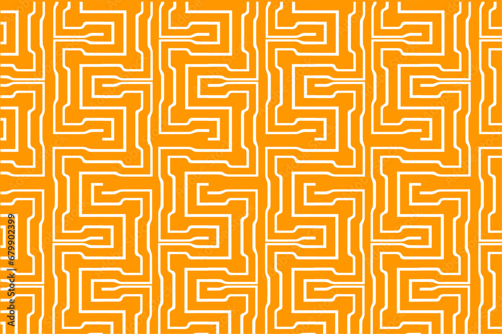Luxury gold seamless pattern background. Geometric line stripe chevron square zigzag abstract art design. Vector illustration. Christmas seamless pattern background