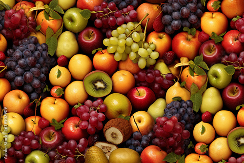 Multi fruits background