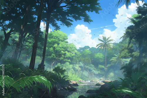 Tropical Jungle background