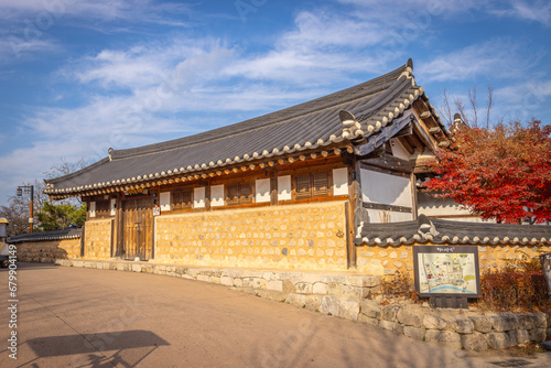 Gyeongju, South Korea - November 20 2023 "Old building and architecture i Gyeongju"