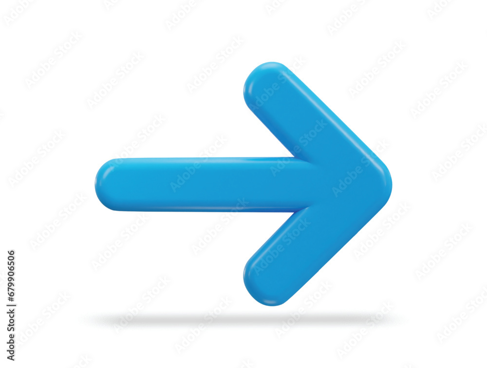 3d right arrow icon vector illustration 3d right arrow icon vector illustration