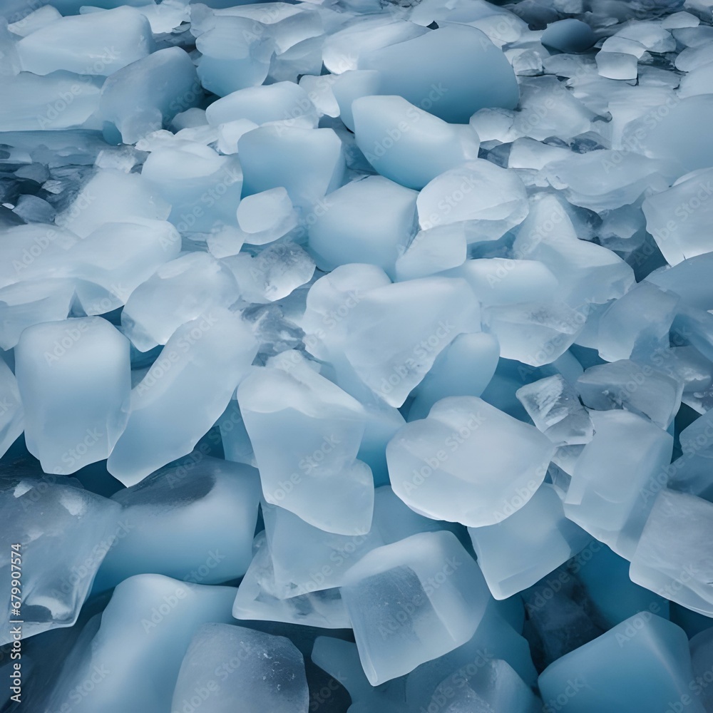 Obraz premium A Texture Of Blue And White Ice That Are Cold And Slippery 827203446 (3)