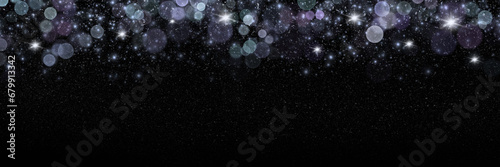 Abstract of luxury christmas and bokeh light with glitter background