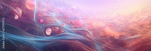 illustration of the human system showing cancer cells, generative AI