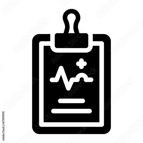 medical report Solid icon