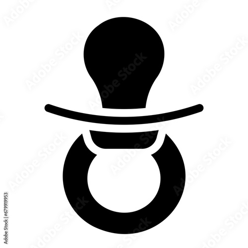 pacifier Solid icon