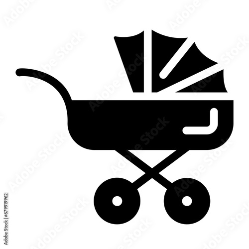 stroller Solid icon