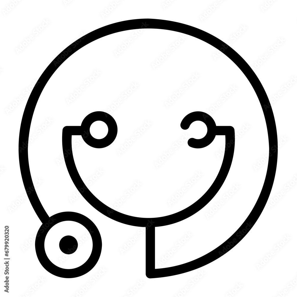 stethoscope Line Icon stethoscope Line Icon