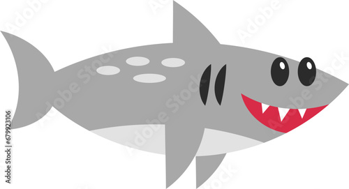 Cute Shark Illustration