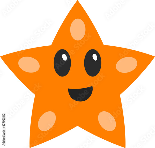 Cute Star Fish Illustration