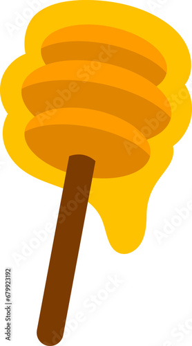 Honey Dipper Illustration