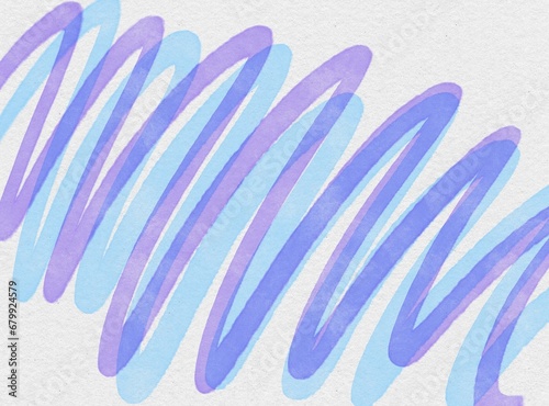 intertwined blue purple lines