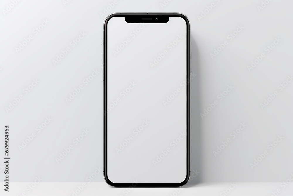 Blank smartphone mockup template Blank smartphone mockup template