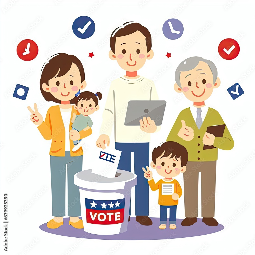 America, voting concept, early elections, country in political crisis, ruler, electoral, political concept, social problems, generative ai America, voting concept, early elections, country in political crisis, ruler, electoral, political concept, social problems, generative ai