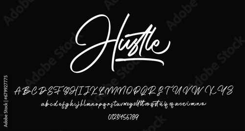 Font Script Beauty Calligraphy Font Type lettering handwritten