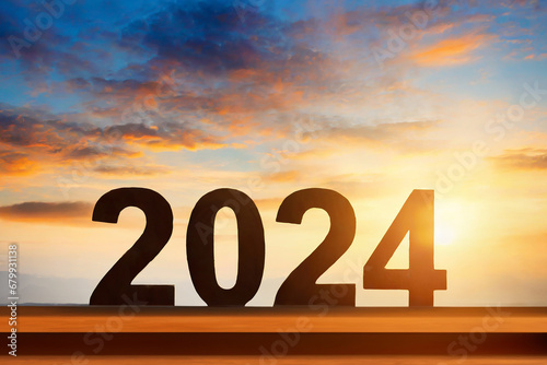 Dawn of a New Year, 2024 in text