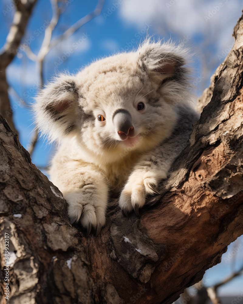 koala in a tree koala in a tree