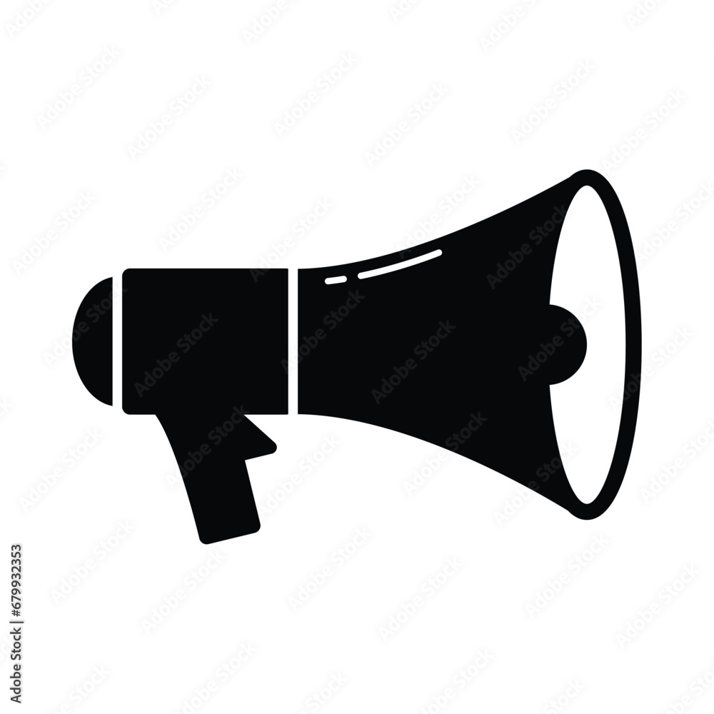 megaphone icon for graphic and web design megaphone icon for graphic and web design