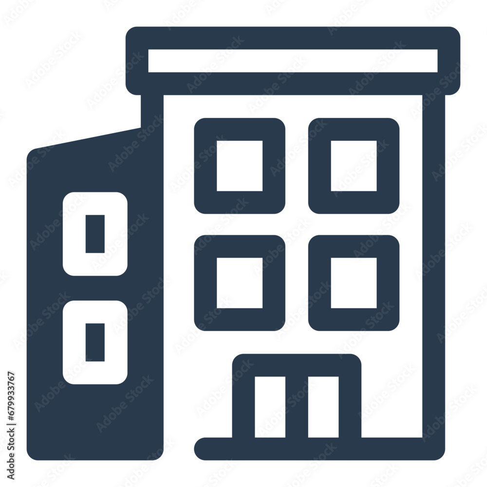 Sustainable Building Construction Icon Sustainable Building Construction Icon