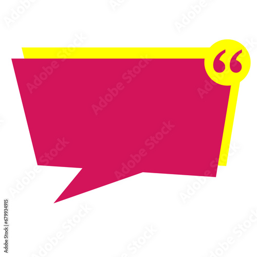 speech bubble