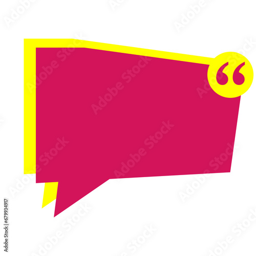 speech bubble