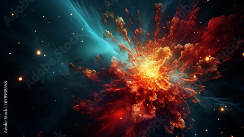 visualization of space HD 8K wallpaper Stock Photographic Image 
