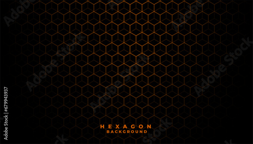 3d style glowing hexagonal pattern background for modern backdrop design