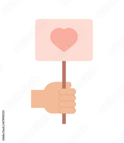 love protest signboard