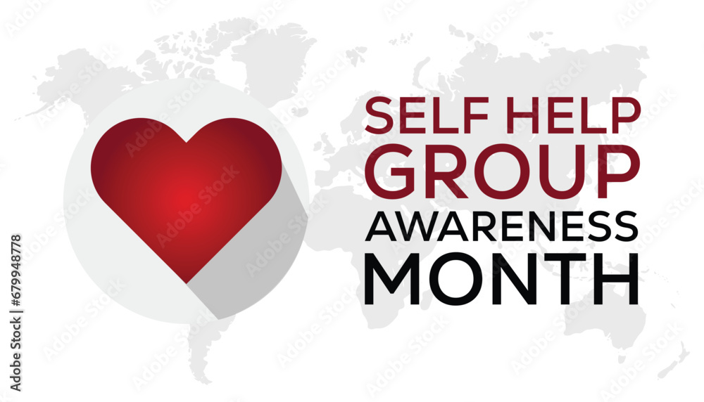 Vector illustration on the theme of Self Help group awareness month observed each year during January.banner, Holiday, poster, card and background design.