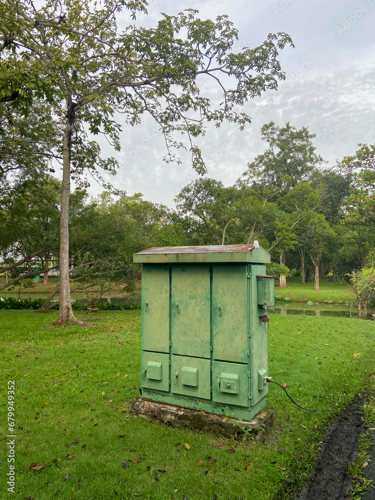 Fototapeta premium Electrical control cabinet