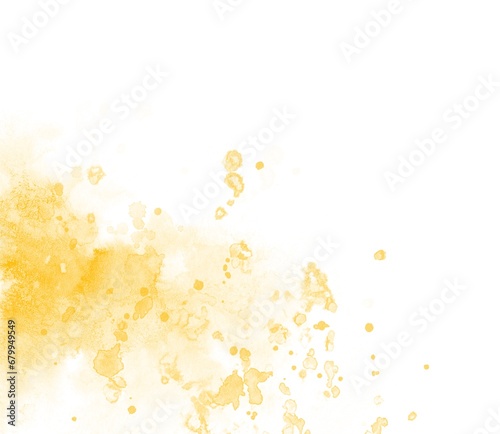 Abstract watercolour background with splashes