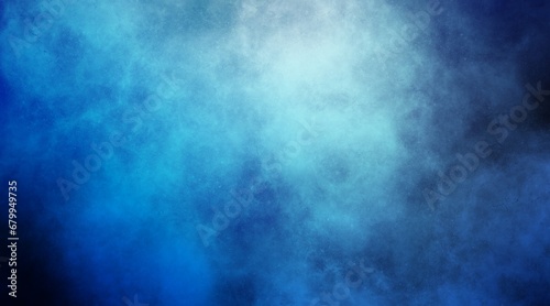 青い汚れた質感の背景/グラフィック/デザイン/サムネイル/素材/コンクリート壁面/模様/煙