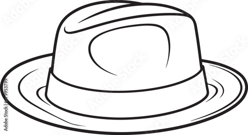 new year party hat vector icon isolated on white background 
