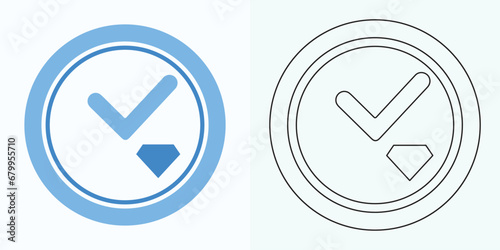 Clock icon illustration in flat style. Watch the face vector illustration on an isolated background. Time alarm sign business concept.