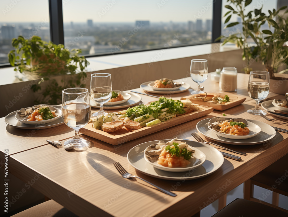 table in restaurant