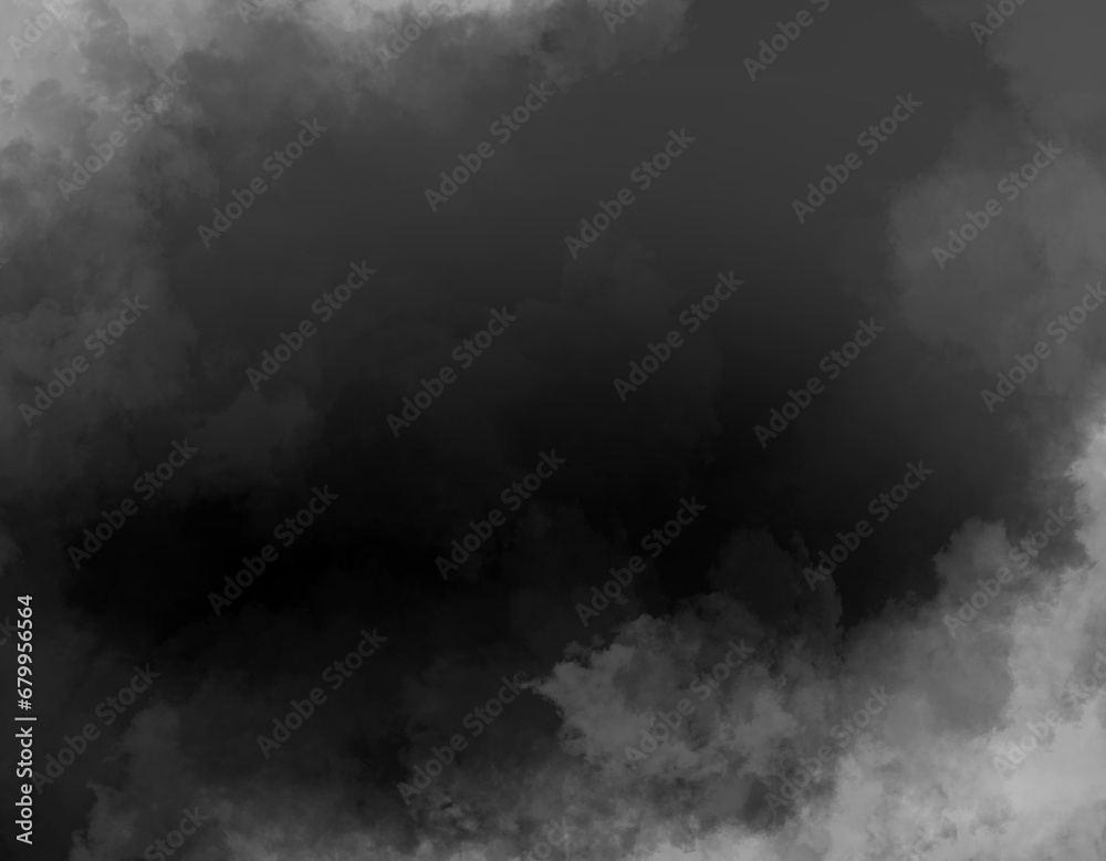 煙が上下に漂う背景素材/背景色黒