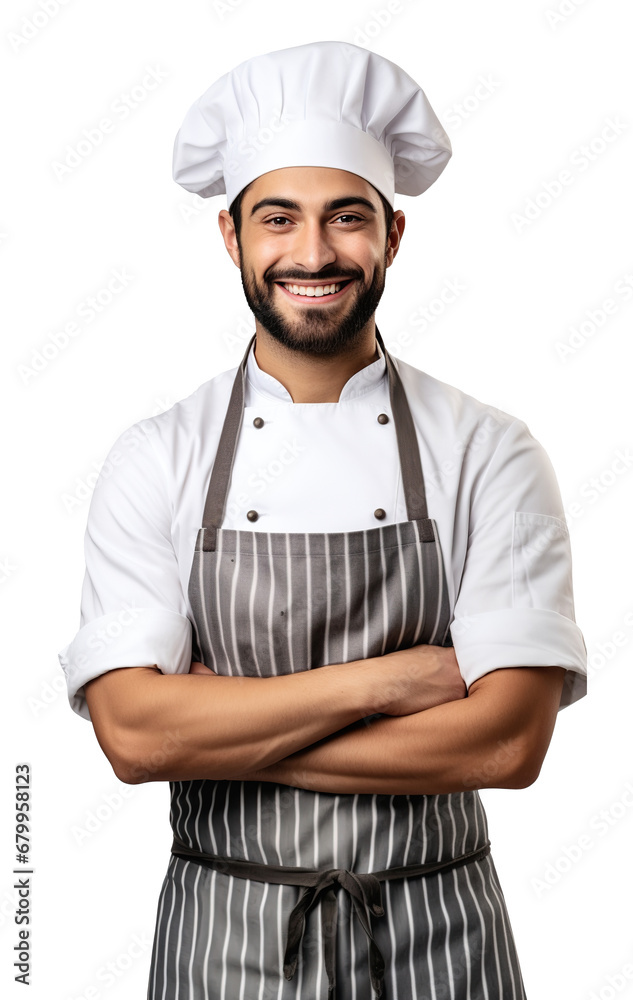 Cook. Isolated on a transparent background. Cook. Isolated on a transparent background.