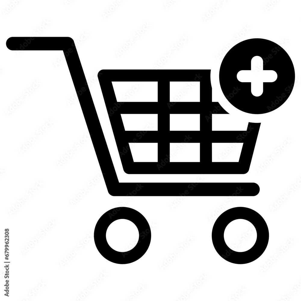 Black add to cart icon, shopping cart with cross mark, simple shopping put in flat design vector pictogram svg vector for app ads logo web button ui ux interface elements isolated on white background Black add to cart icon, shopping cart with cross mark, simple shopping put in flat design vector pictogram svg vector for app ads logo web button ui ux interface elements isolated on white background