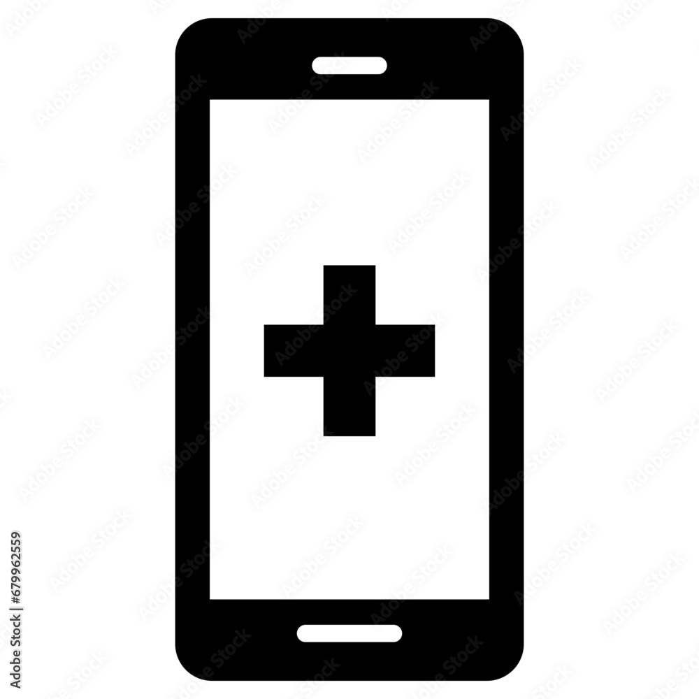 Black single Telehealth filled icon, simple remote health service flat design pictogram, infographic vector for ads app logo web website button ui ux interface elements isolated on white background Black single Telehealth filled icon, simple remote health service flat design pictogram, infographic vector for ads app logo web website button ui ux interface elements isolated on white background