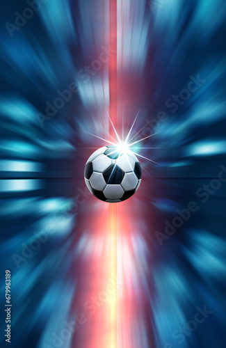 soccer ball against a dynamic background  UEFA Euro 2024
