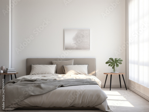 Serene minimalist bedroom